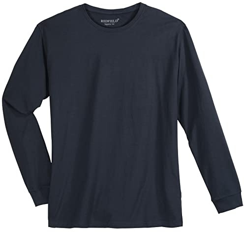 Redfield Langarmshirt Harvey Übergröße dunkelblau