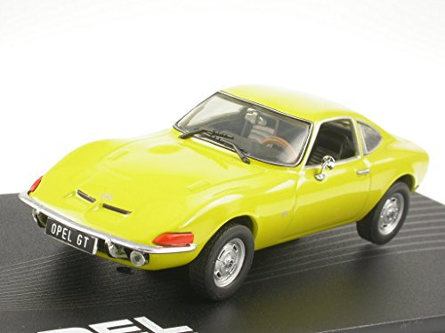 Opel GT gelborange Modellauto 1:43