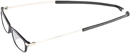 infactory Lesebrille zum Umhängen: Umhänge-Lesehilfe m. ausziehbaren Bügeln & Magnet-Verschluss, +1,0 dpt (Lesebrille zum Umhängen mit Magnet, Brille, Brillenkette)