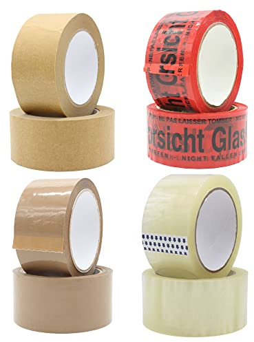 72 Rollen Papier Klebeband Paketband Packband 50m X 50mm braun 120my dimapax