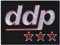 DDP - Aufnäher, Farbe: Schwarz/Weiß/Rot