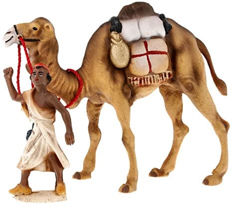Marolin Kamel mit Gepäck und Treiber, zu 12cm Fig. (Kunststoff)