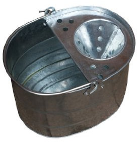 Apollo Gardening Ltd Traditional Galvanised Metal Mop Bucket