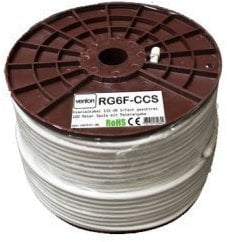 Venton - Cable coaxial satélite venton rg6f ccs 135db 5x hq 100m