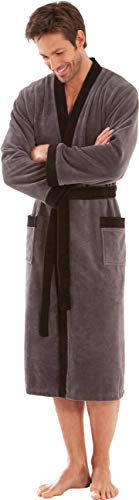 Morgenstern Kimono Bademantel für Herren ohne Kapuze