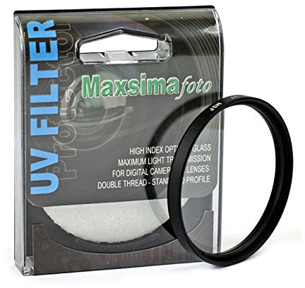 Maxsimafoto - Professional 34mm UV Filter and lens protector for Digital cameras and Lenses