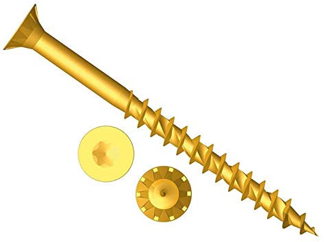 Forgefix ForgeFast Boîte de 100 vis à bois Torx compatibles ZY 4 x 60 mm