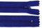 Schnoschi 1 Stück 30 cm Langer Spiralreißverschluss, Nicht teilbar, Royalblau, 3mm Laufschiene Reißverschluss