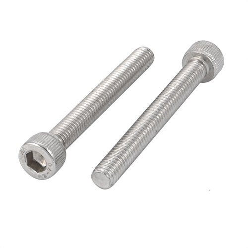 Sourcingmap M6 x 50 mm 304 in acciaio INOX mano sinistra filettatura vite a brugola bullone pezzi