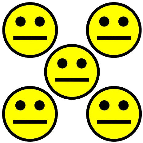 5 Smiley Magnete Durchmesser 5 cm für Magnettafeln, Kühlschränke, Plantafeln und Whiteboards. Emoji Smiley Magnet (Gelb, 5 cm)