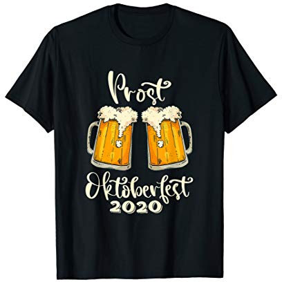 Oktoberfest 2020 Bierkrüge Prost, Deutschland Geschenk T-Shirt