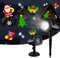 LANGTU 2022 Christmas Halloween LED Projector Lights Birthday Indoor Rotatable LED Projector Lamp with 12 Themes Snowflake Projector IP65 Waterproof Landscape Decorative Lighting Party Halloween Xmas