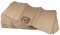 vhbw 10x Staubbeutel kompatibel mit Kärcher K 2801 Plus, A 2800-2899, NT 361 Eco, NT 35/1, A 2901 Staubsauger - 33,1cm x 77,7cm beige