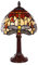 Lampe im Tiffany-Stil 8 Zoll Libelle, edel, Rose Dekorationslampe, Tiffany Stil, Glaslampe, Leuchte,Tischlampe, Tischleuchte (Tiff 157)