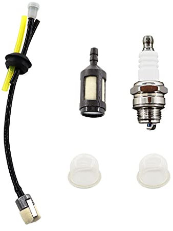 MCHNIC Benzinfilter mit Benzinschlauch Zündkerze Primer Bulb für Fuxtec FX-MT152 MFS520 FX-FSR152 4in1 Multiool Motorsense