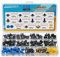 AUKENIEN 12 Valori 130 Pezzi Momentary Switch Micro Interruttore di Pulsante Tattile Kit 12MM x 12MM 4 pin Momentaneo Pulsanti con Push Button cappuccio