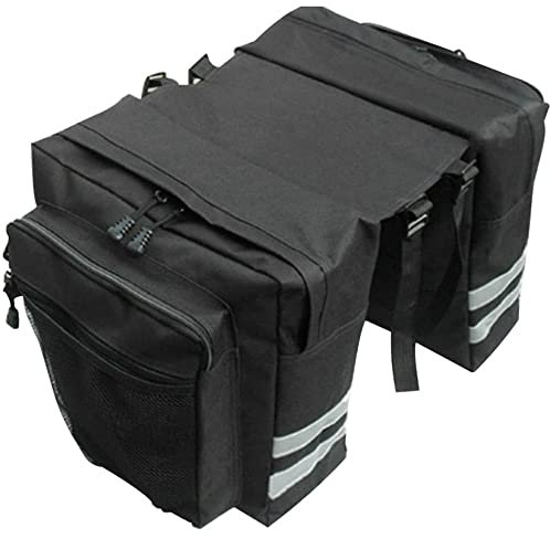 Asdazrxy Borse Bici Posteriore Laterali, Borse Laterali Bicicletta, Borse per Bici Posteriori, Borsa Bici Portapacchi,per Biciclette Outdoor Commute Shopping Equitazione Picnic