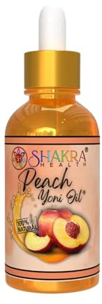 Yoni Oil Peach 30ml Body Massage Oil - Hydrating, Smoothing Skin Moisturizer. Non-Greasy, Non-Sticky, Vegan & Organic