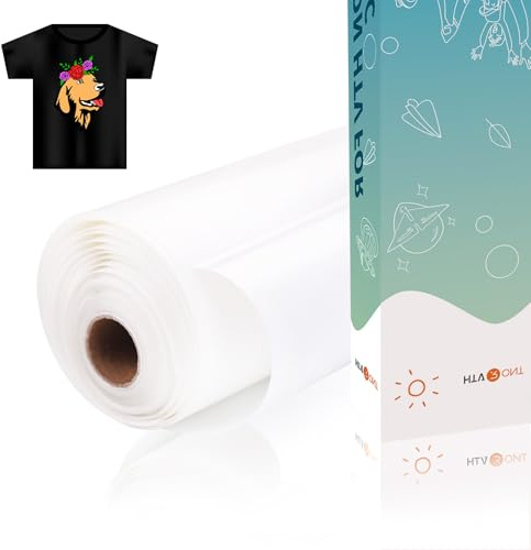 HTVRONT Sublimationsvinyl für dunkle/helle Stoffe – 30,5 cm x 6,8 m Sublimations-HTV, matt, Sublimationsrohlinge für Sublimations-Shirts/Tasche/Hut/Kissen