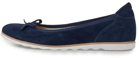 Tamaris Women's Ballerina-1-22128-42 Ballet Flats, Navy, 3.5 UK