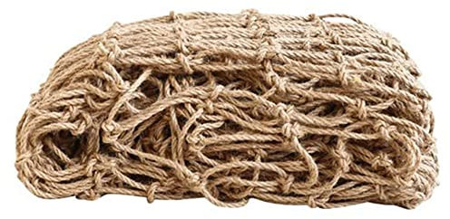 Kletternetz für Gartenpflanzen, Jute, Pflanzennetz, Jute, Gartennetz für Pflanzen, natürliches Gartenspalier, Bindfaden, Netz für Erbsenbohnen, Klettern, Gemüse, 200 x 50 cm