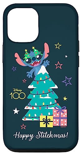 Hülle für iPhone 12/12 Pro Disney 100 Lilo & Stitch Weihnachten Fröhliche Stitchmas!
