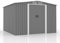 CONCEPT USINE | Abri de Jardin 6.66 m² Jura Gris | Cabane Extérieure | Structure Résistante en Métal | Idéal pour Rangement Outils, Vélos et Equipements de Jardin | Spacieux, Solide, Robuste