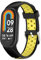 xhKJO Correas de Reloj para Xiaomi Mi Band 9 /Mi Band 8,Bandas Correa Armband Correas Reloj Silicona Bracelet Recambio Brazalete Strap Wristband para Xiaomi Mi Band 9 NFC/Band 8 NFC (naranja negro)