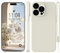 WXX für iPhone 15 Pro Hülle Silikon Case, Dünn Slim mit Microfiber, Kratzfeste Rundumschutz Case Hülle für iPhone 15 Pro 6.1'' Retro Weiß