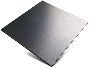Placa cuadrada de acero inoxidable 304 de 0,5 x 60 x 60 mm, chapa pulida, láminas de metal for bricolaje hecho a mano, 1 pieza