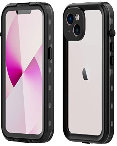 MP+ Case for iPhone 14 Waterproof Case,IP68 Waterproof Snowproof Dustproof Dustproof Military Bumper Case for iPhone 14 Full Body Heavy Duty Rugged Protective Black