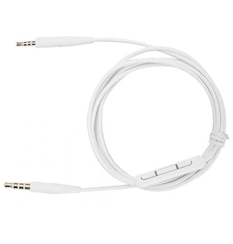 umvowuxa Sound Ture Headphones Replacement Audio Cable Stereo Cable Compatible with Bose OE2 OE2i QC25 QC35 Soundlink Sound Ture Headphones (White)