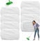 Swiffer Sweeper Mop Lot de 8 serpillères sèches/humides, réutilisables et idéales pour les serpillères Swiffer Wet & Dry Starter, 25,4 x 11,5 cm, blanches