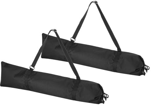 PATIKIL Tripod Carrying Case, 2Pcs Nylon Padded Tripod Bag with Handles for Light Stands Tripod Photography Accessories, Black 75cm