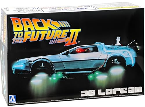 Generisch Delorean Back to Future Zurück in die Zukunft Teil 2 59173 Nr 2 Kit Bausatz 1/24 Aoshima Modell Auto