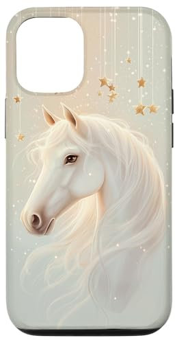 Pferd mit Sternen Pferdemotiv Pferde Mädchen Hülle für iPhone 12/12 Pro