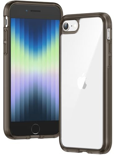 Voyahülle Hülle für iPhone SE 2020/2022 iPhone 7/8 Hülle, Anti-Vergilbung Transparent Handyhülle Stoßfest Schutzhülle, Premium Kratzfeste Case für iPhone SE 2020/2022 iPhone 7/8 - Schwarz