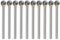 SG Store 10pcs 6x6mm Solid Carbide Milling Cutter Compatible with Dremels Proxxon Ball Engraving Machine