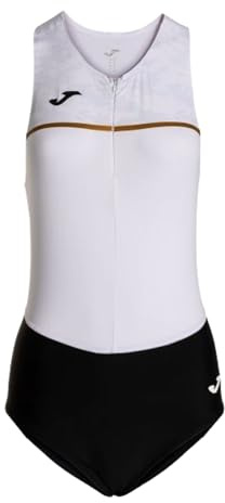 Joma Damen-Lauftrikot, Größen S-XL, atmungsaktiver Sport-Overall mit Frontreißverschluss, Record III