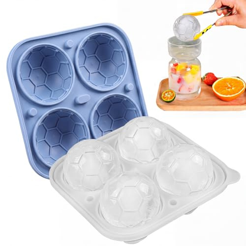 Molde de Hielo Figura Barbuda Clásica Azul, Molde de Silicona Personaje con Túnica – 6 Cavidades Molde 3D Detallado para Whisky, Cócteles, Chocolate, Gelatina, Diversión DIY para Fiestas