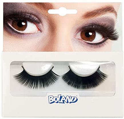 Boland Faux Cils Courts Noirs Adulte - Noir - Taille Unique