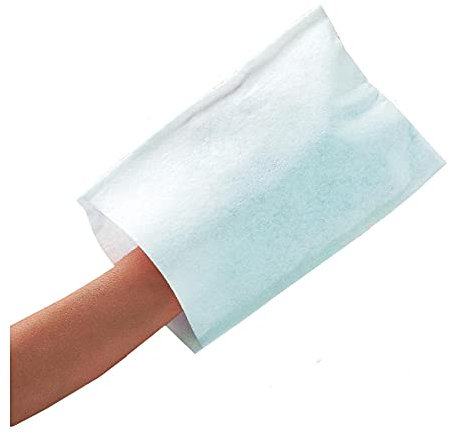 Gant de toilette Non tissé 75 gr/m2 23x15,2cm / lot de 2 paquets de 50
