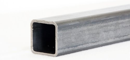 Groupmg sales and trading Quadratrohr aus Stahl, 500mm, 20x20x2, 2mm Wandstärke, 16mm Innendurchmesser, 28mm Außendurchmesser, 1 Stück