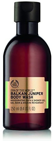 The Body Shop Spa of the World Balkan Juniper Body Wash Invigorating Bath and SHower Gel - 250ml