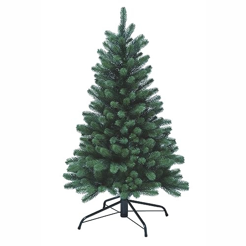 XENOTEC Voll PE Weihnachtsbaum künstlich Höhe ca. 120 cm naturgetreu im Spritzgussverfahren hergestellt