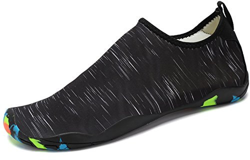 Zapatillas de Agua para Mujer Hombre Descalzo Piel Calcetines de Buceo Natación Secado rápido Agua Calcetines,Gris,40/41