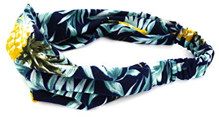 axy Haarband Yoga Stirnband Headband Hairband Wunderschön Damen Haarschmuck Sport Stirnbänder HB4 (Ananas, Extra breit)