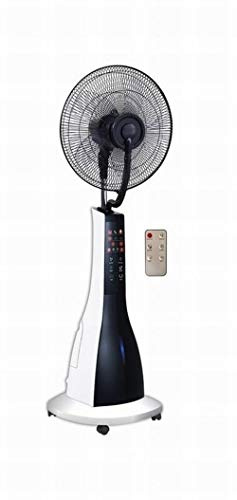 Gerimport Ventilateur sur pied avec pulvérisateur 40 cm 90 W Dimensions 40 cm Puissance 90 W Capacité 3 l Dimensions 67 x 28 x 45 cm