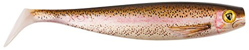Fox Rage Pro Shad Natural Classic II 10/14/18/23/28cm Gummifisch Zander Hecht, Farbe:Super Natural Rainbow Trout, Länge cm:14.0