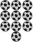 10 Pcs Football Patches, Iron On Football Patches, Sew On Embroidered Appliques, with special adhesive, for Jeans Kids Clothing Backpacks Scarves Jackets